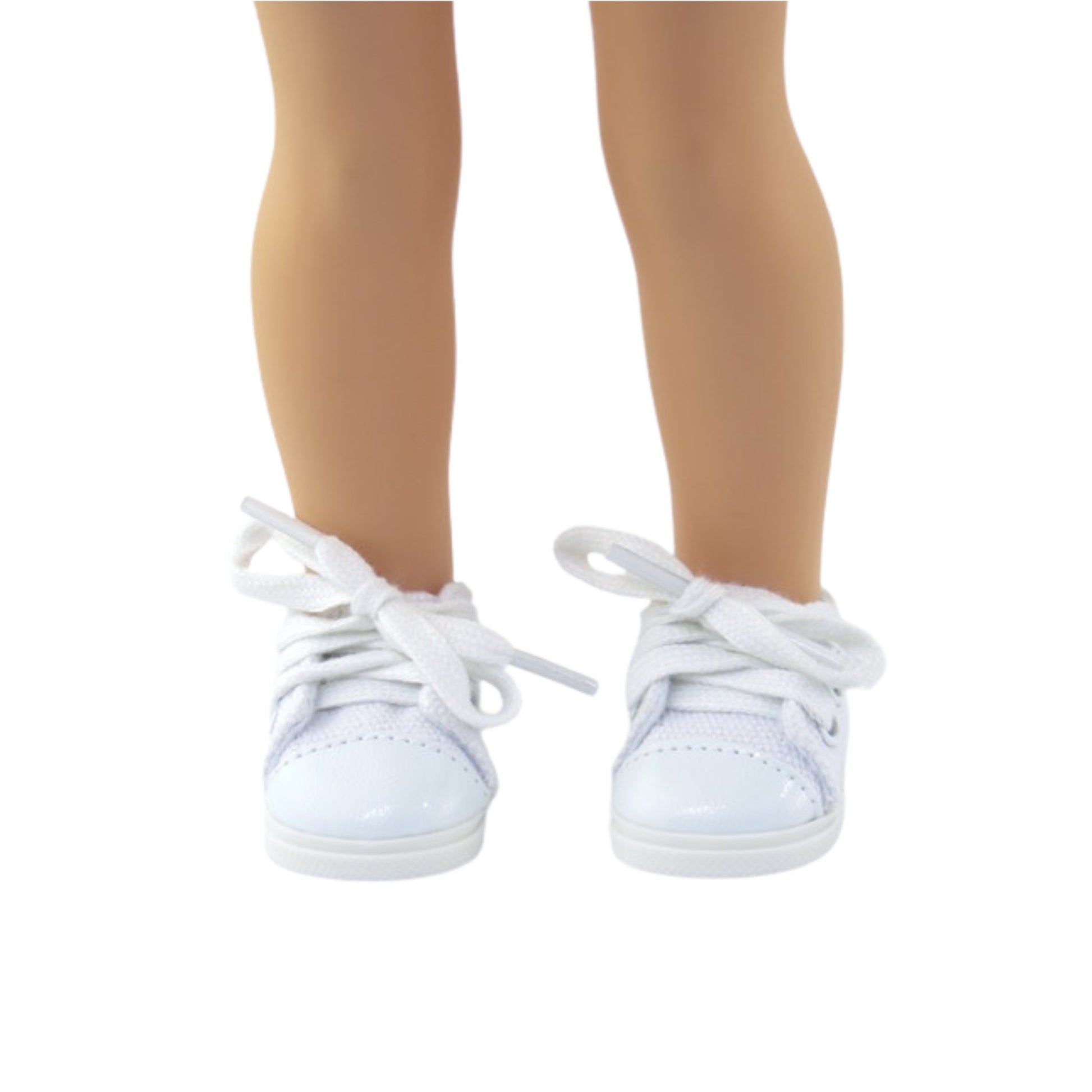 White Low Cut Sneakers for 14 1/2- inch dolls