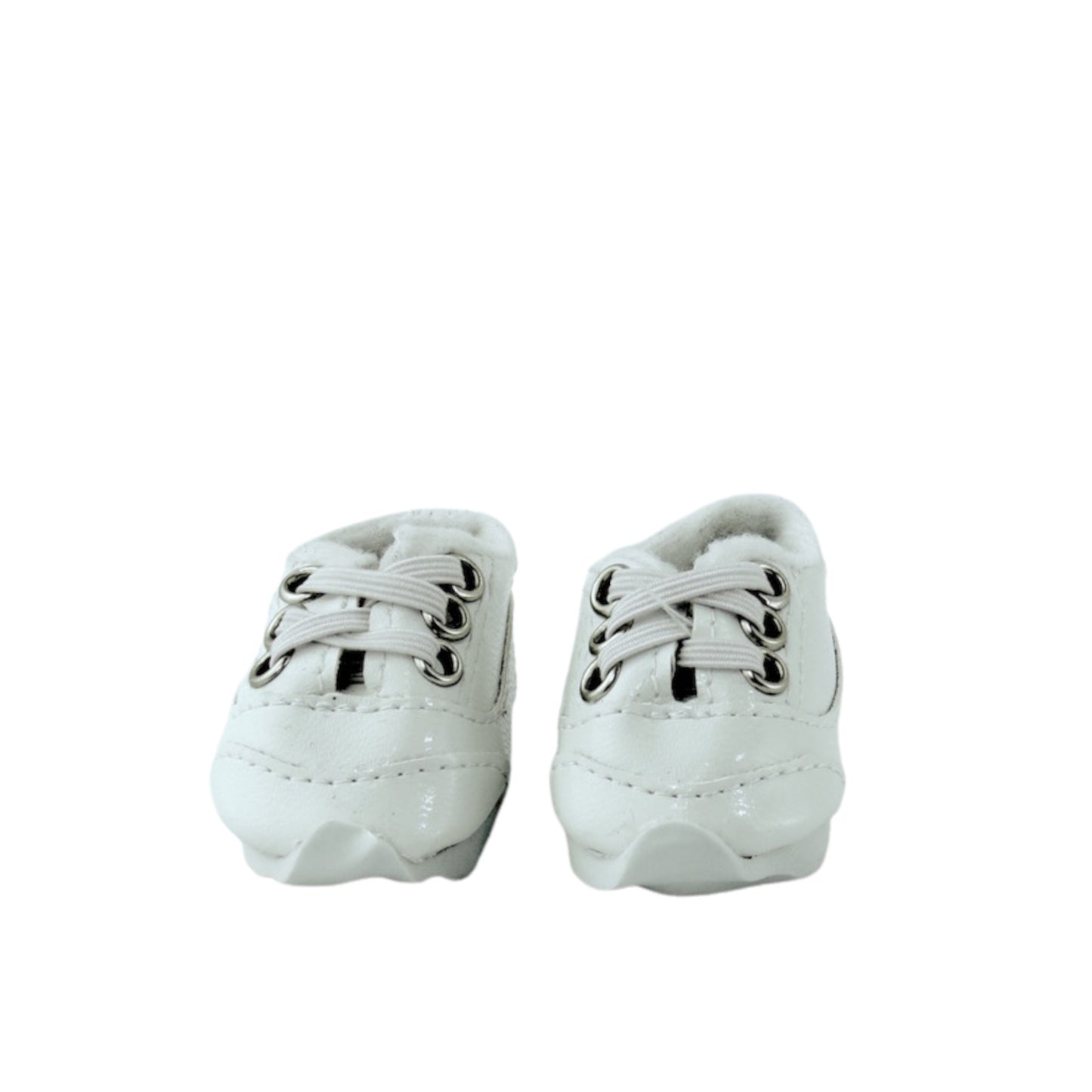 White No Tie Sporty Sneakers for 14 1/2-inch dolls