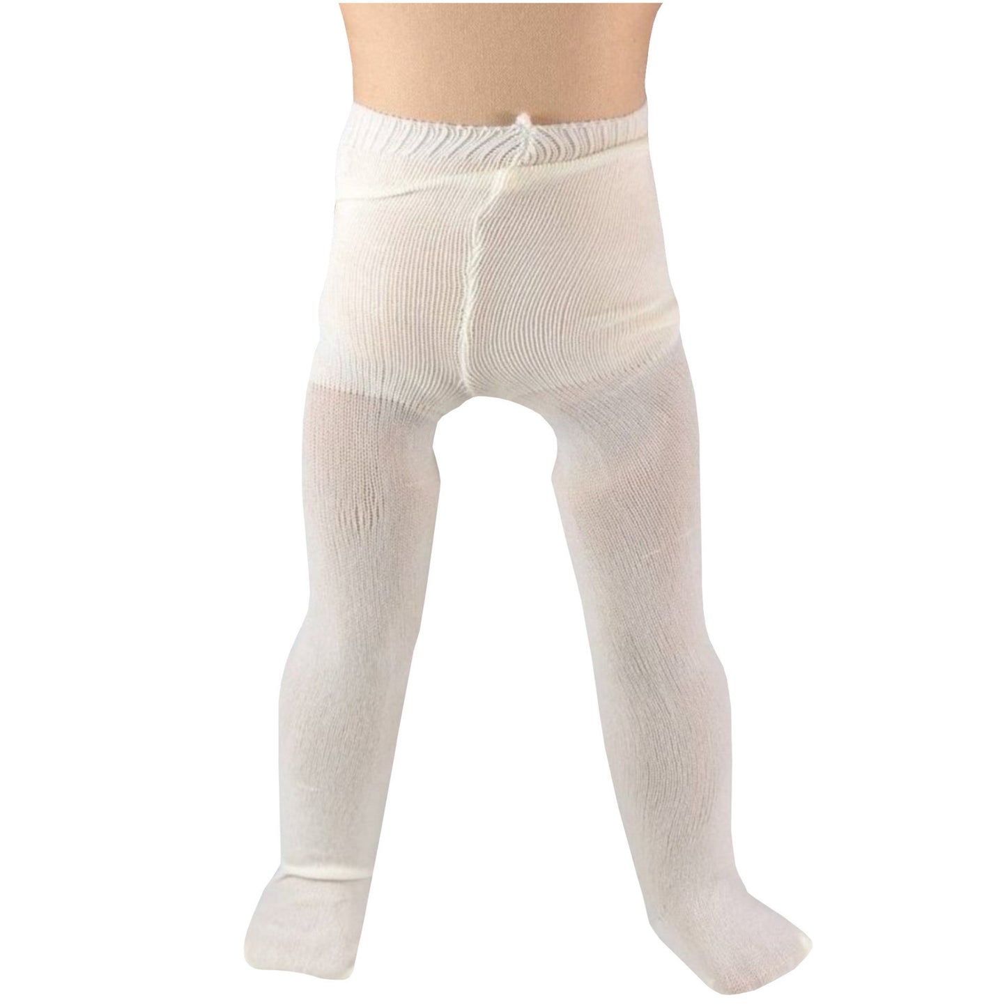White Nylon Tights for 18-inch dolls with doll