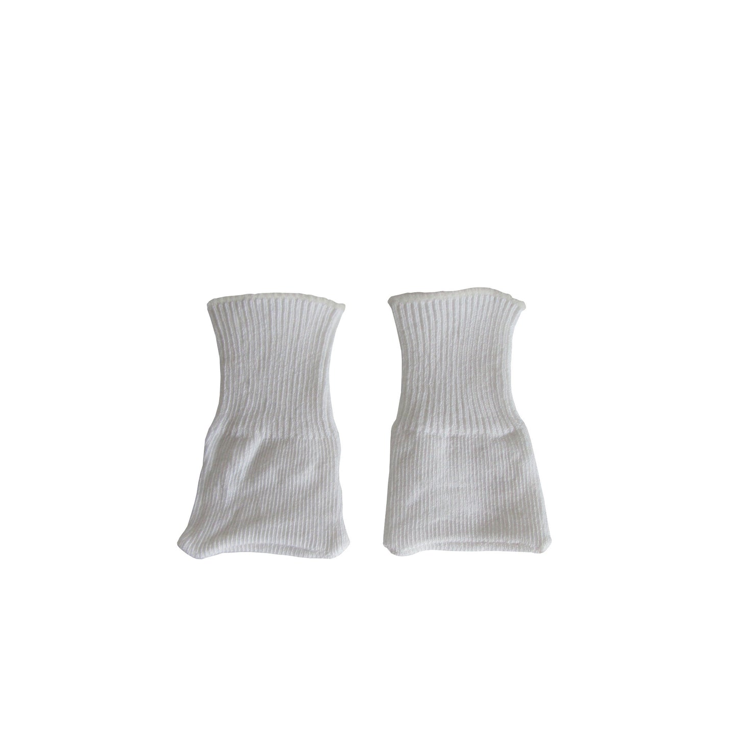 White Sport Socks for 18-inch dolls Flat