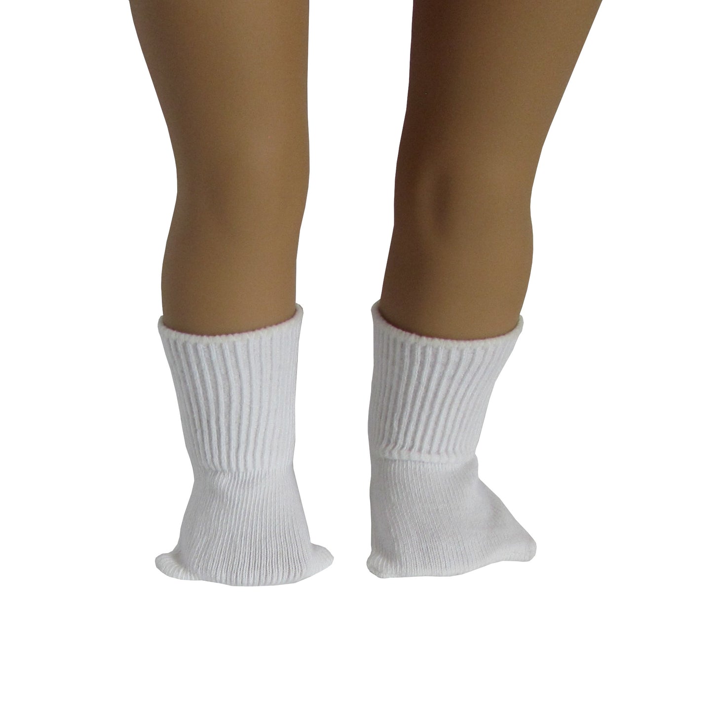 White Sport Socks for 18-inch dolls with Doll