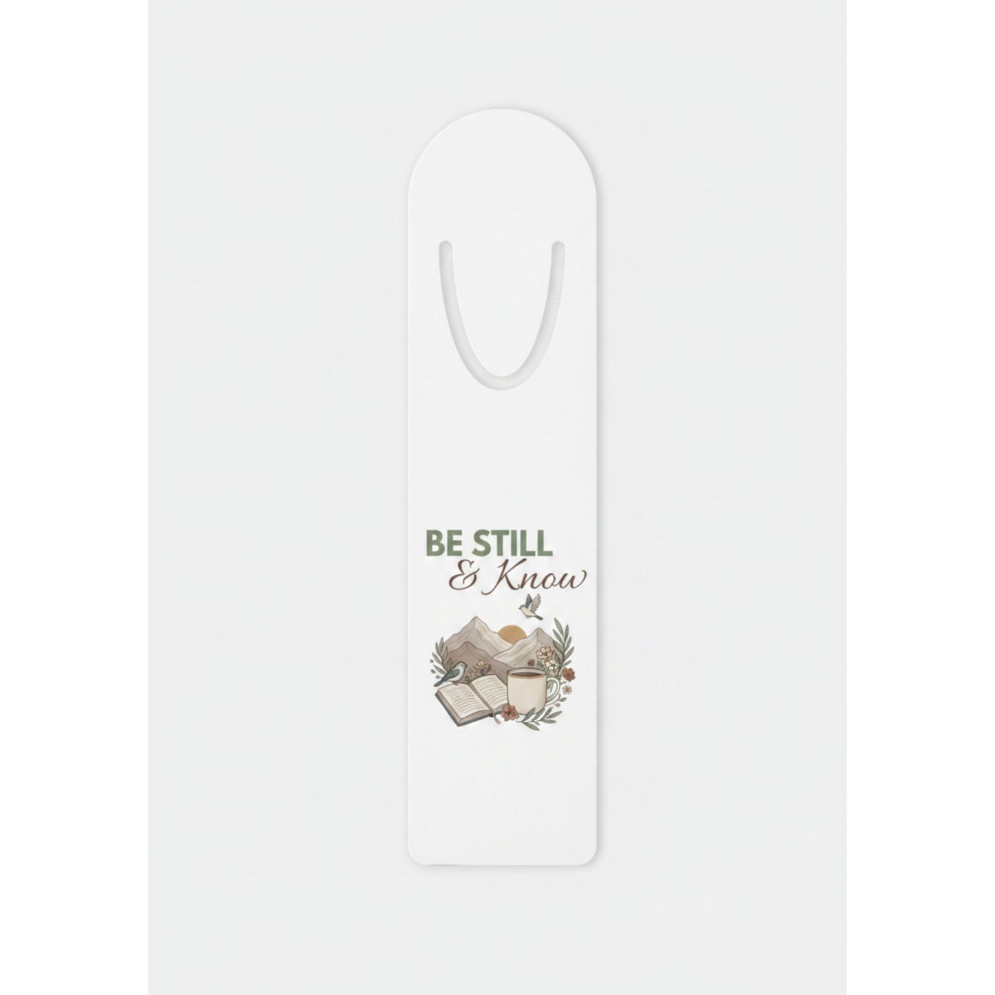 Be Still & Know Metal Bookmark – Inspirational Scripture Reading Gift