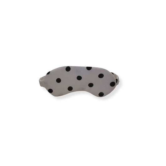 White Black Dots Doll Sleep Mask for 14.5-inch dolls
