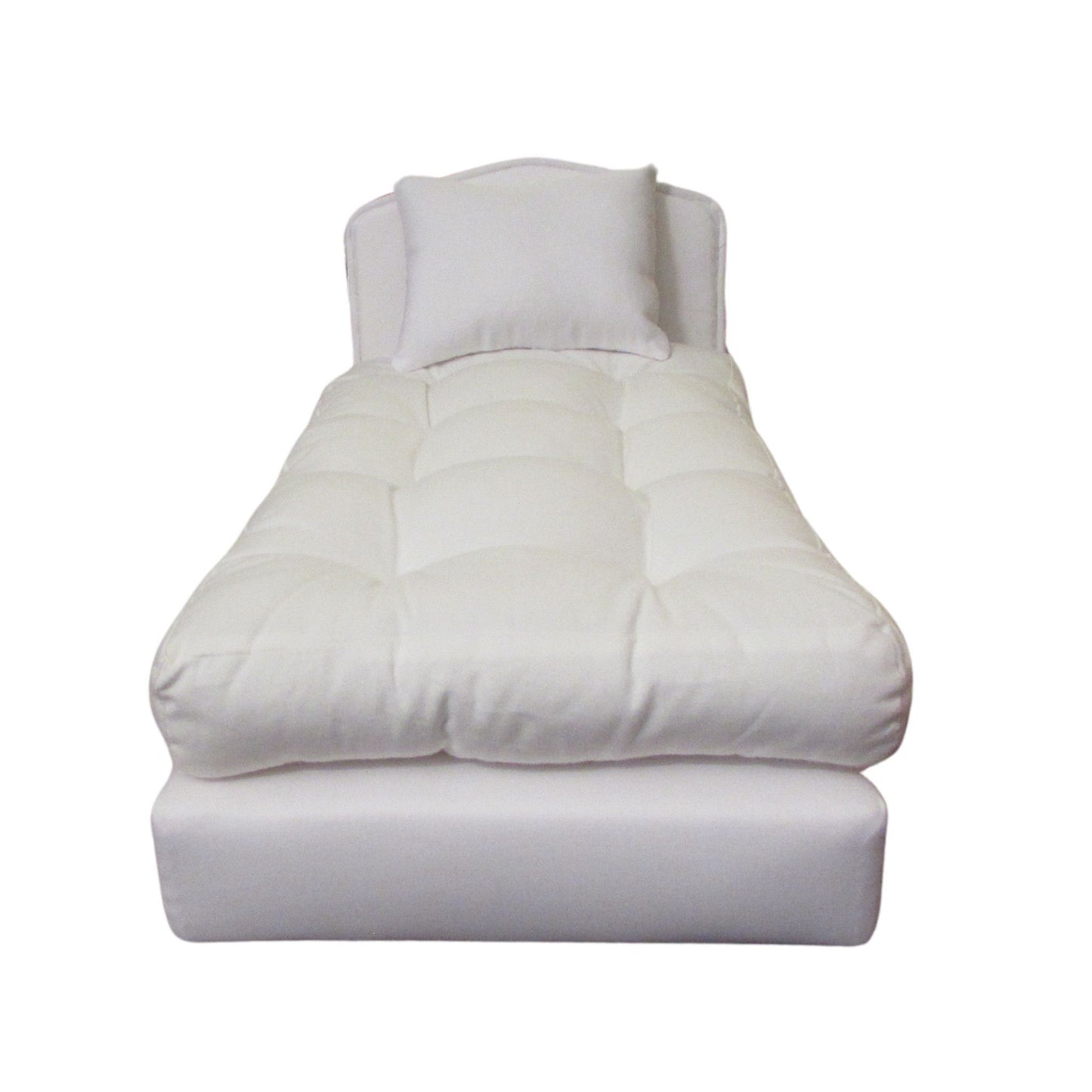14–14.5 Inch Doll Bed, Bedding & Bean Bag Chair Set – Coordinated Bedroom Bundle