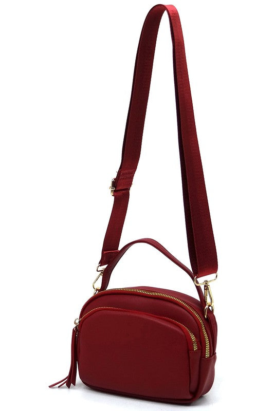Wine Fashion Cell Phone Crossbody Bag Clutch Hanging
