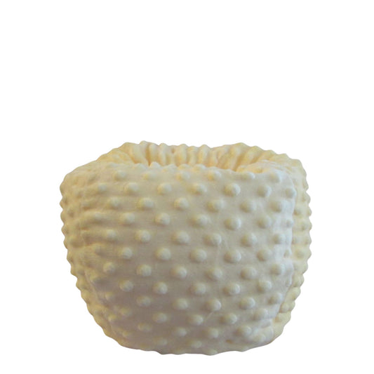 Yellow Minky Doll Bean Bag Chair – Fits 18 Inch Dolls, Soft Plush Seat