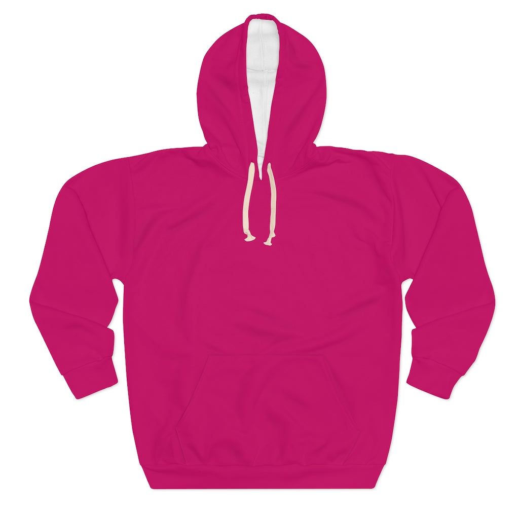 Pink Raspberry Unisex Pullover Hoodie