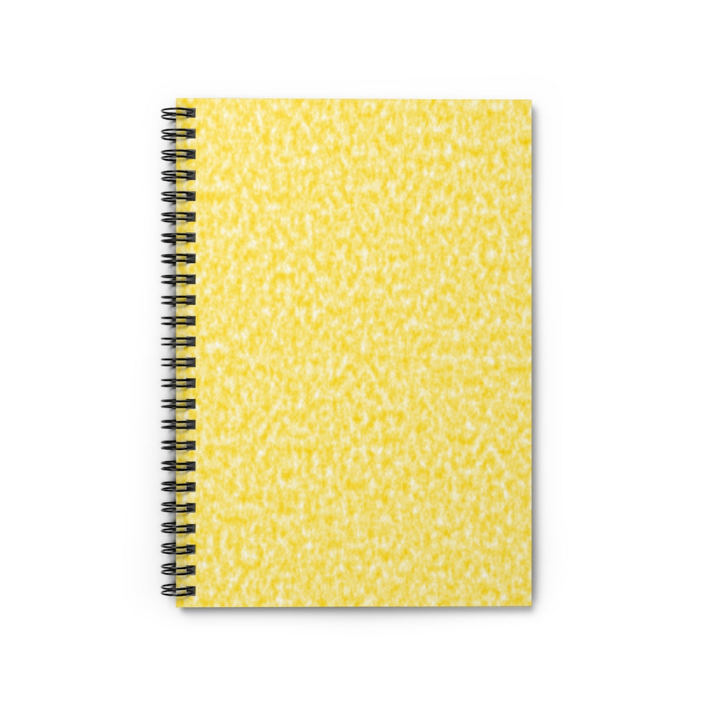 Gold and White Clouds Notebook - Ruled Line