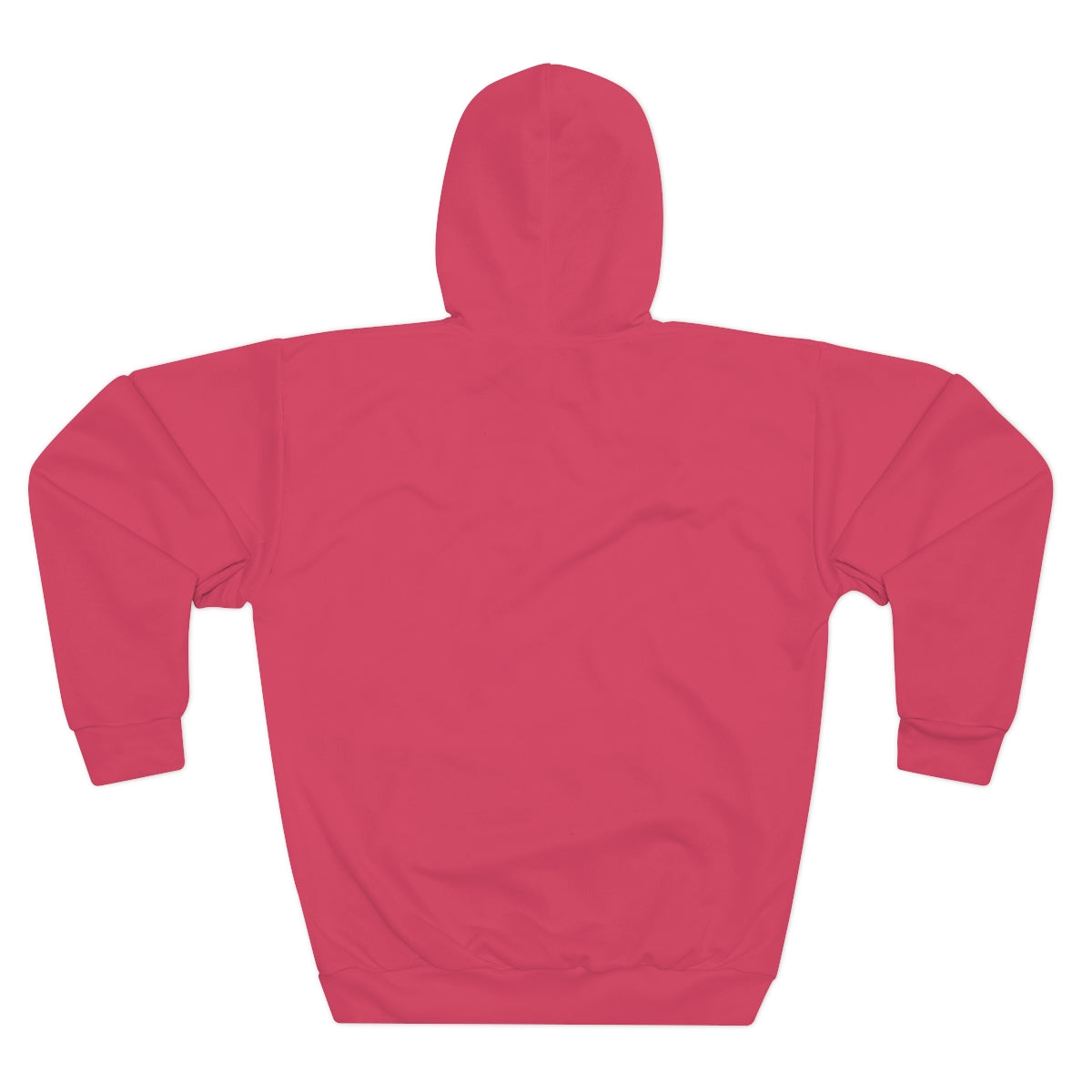 Solid Hot Coral Unisex Pullover Hoodie