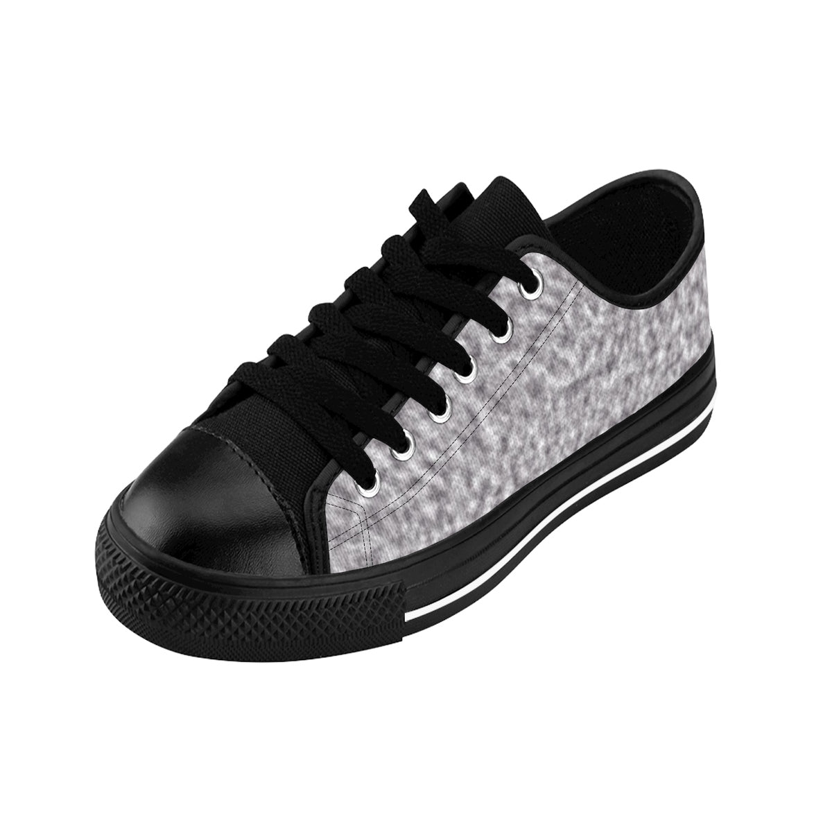 Gray and White Clouds Women's Sneakers