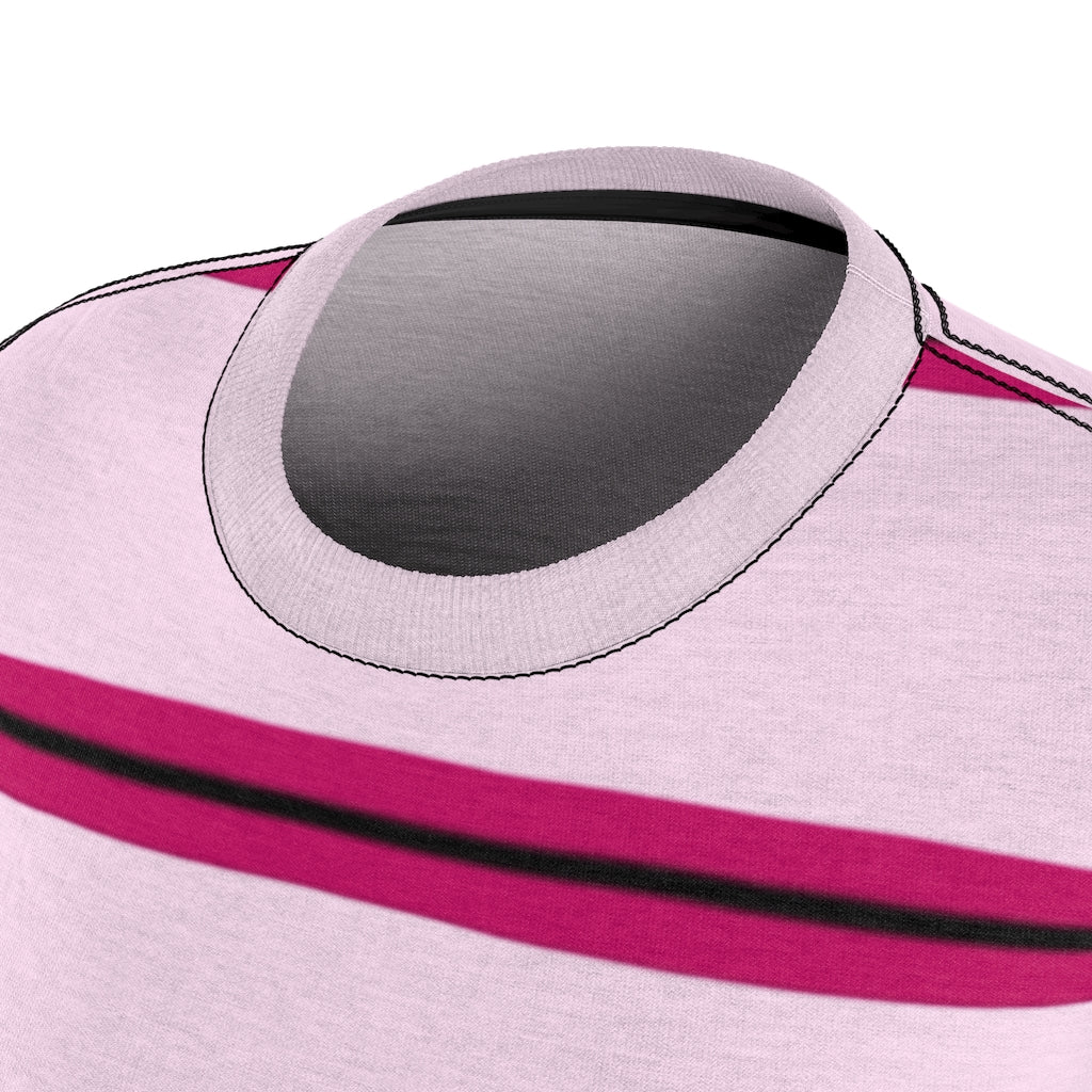 Light Magenta-Pink PRH Stripes Women's Tee