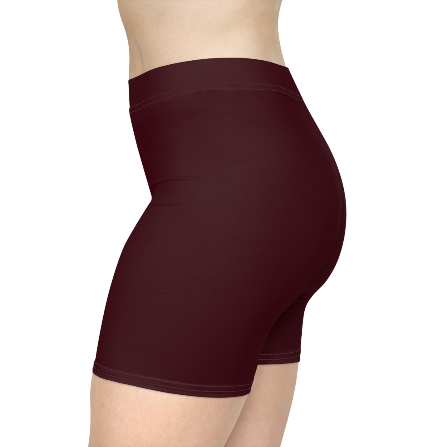 Chocolate Brown Women's Biker Shorts