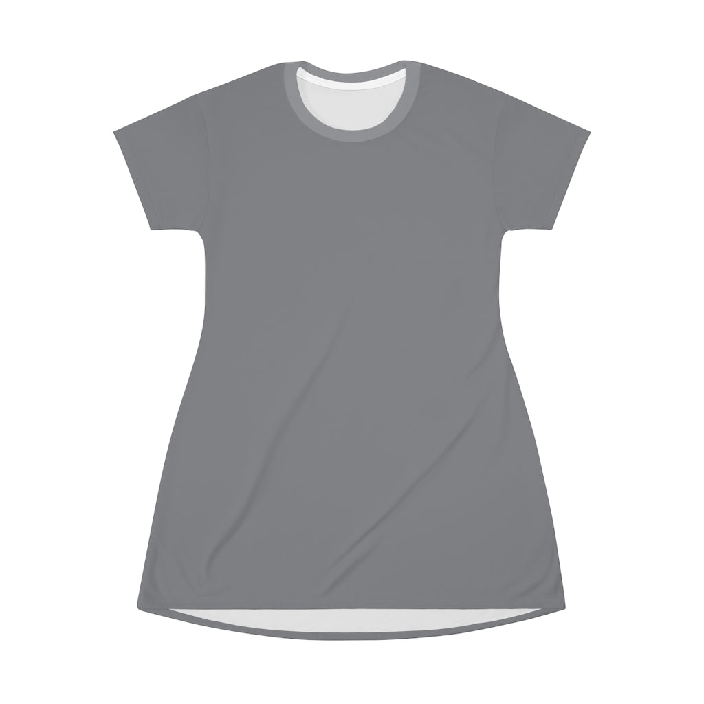 Black/Grey T-shirt Dress
