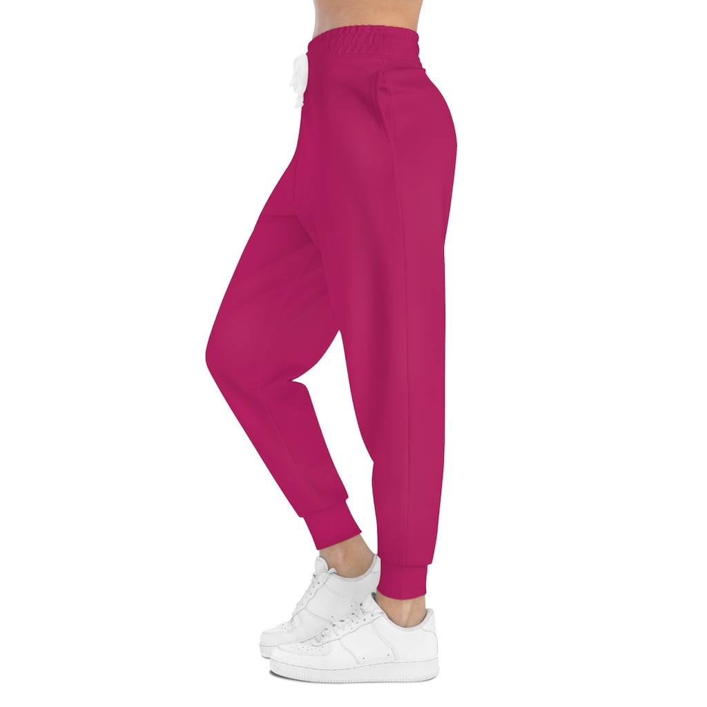 CH Hot Pink Joggers with Model Side