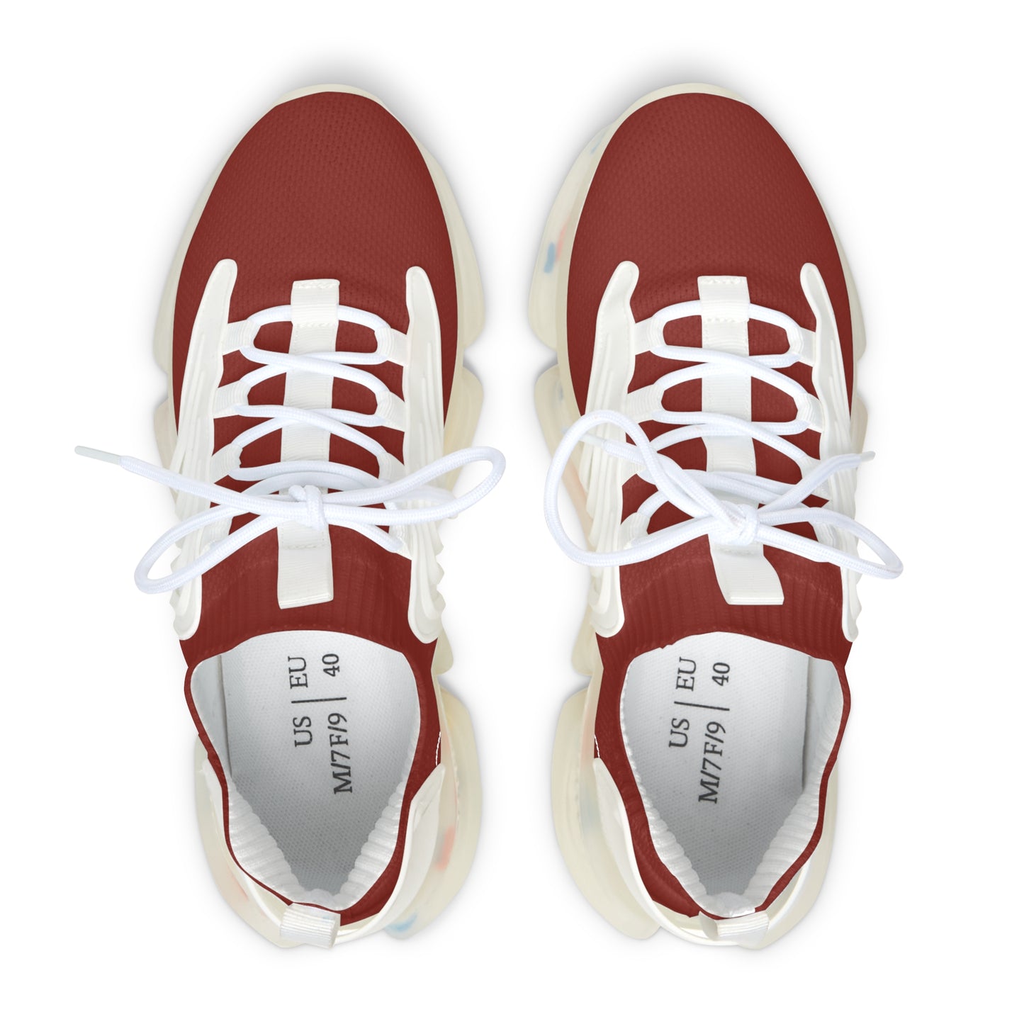 Autumn Red Women's Mesh Sneakers