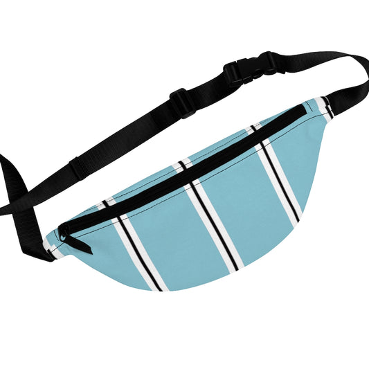 Solid Cancun BW Stripes Fanny Pack