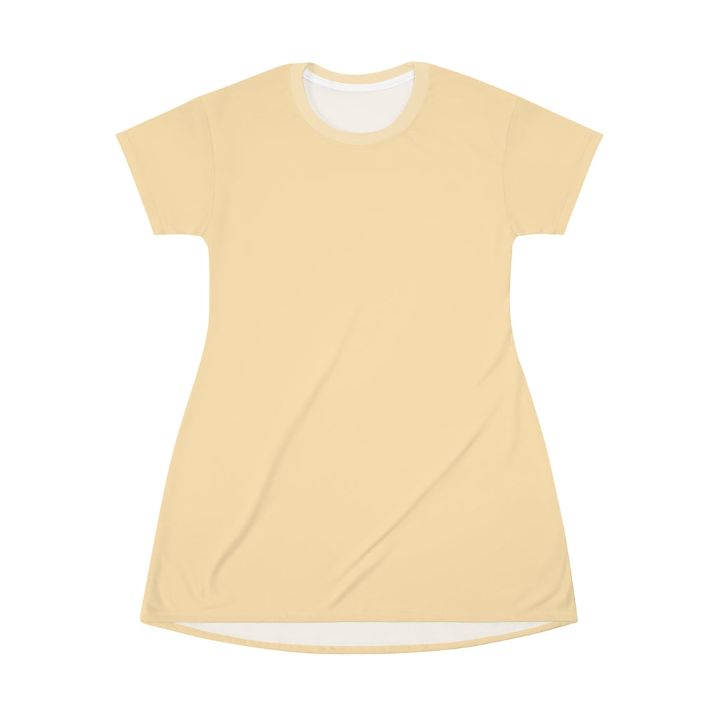 Peach T-shirt Dress