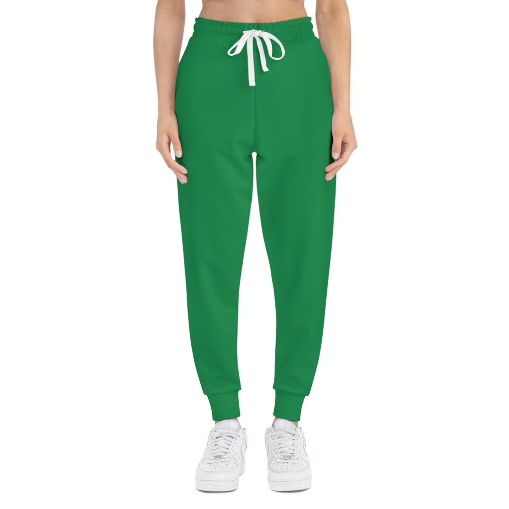 CH Kelly Green Joggers with Model Front