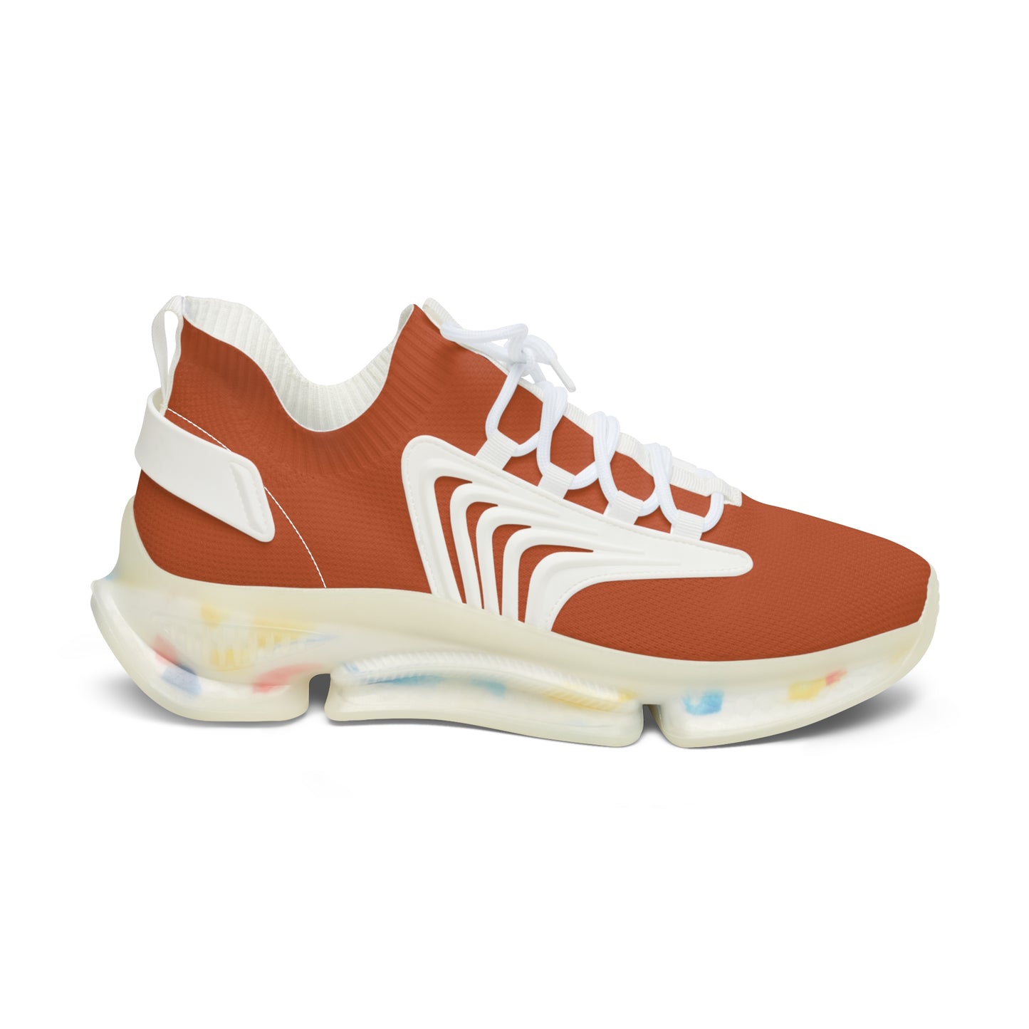 Autumn Orange Women's Mesh Sneakers