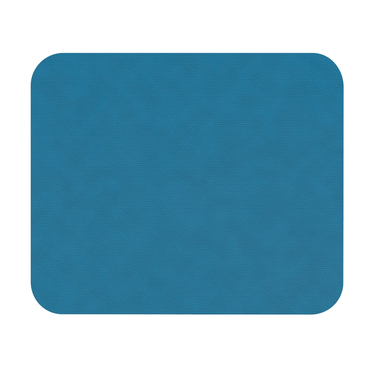 Turquoise Leather Print Rectangle Mouse Pad