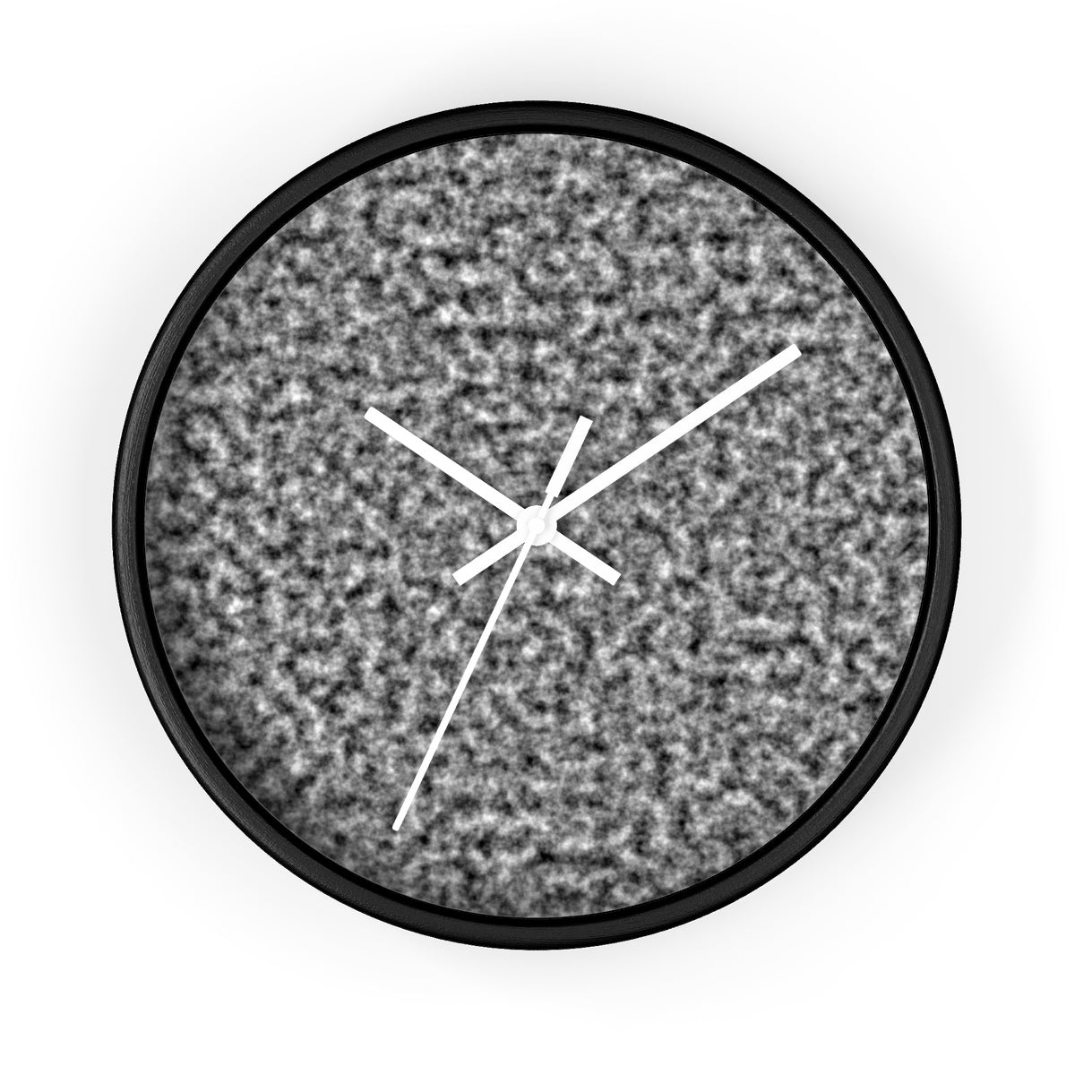 White and Black Clouds Wall Clock