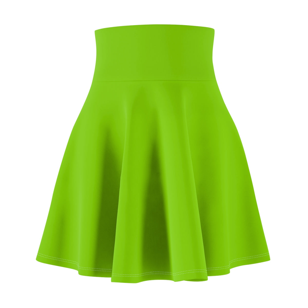Lime Shock Skater Skirt