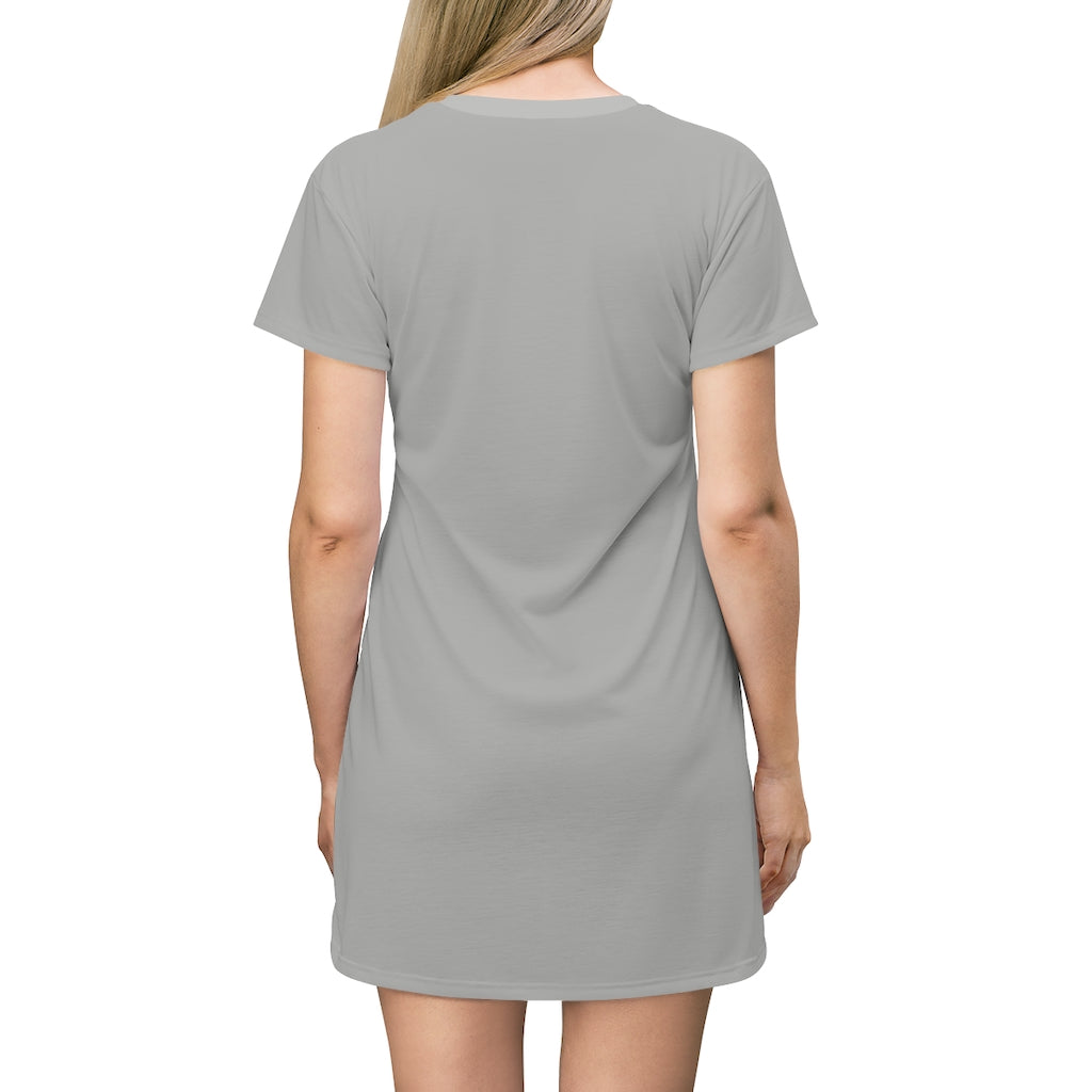 Sport Grey T-shirt Dress