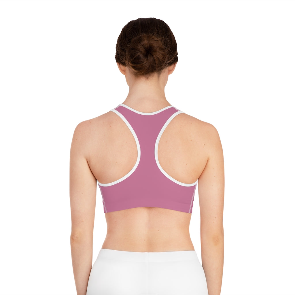 CH Candyfloss Pink Sports Bra with Model Back