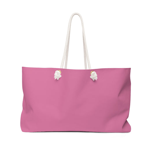 Solid Hot Pink Weekender Bag