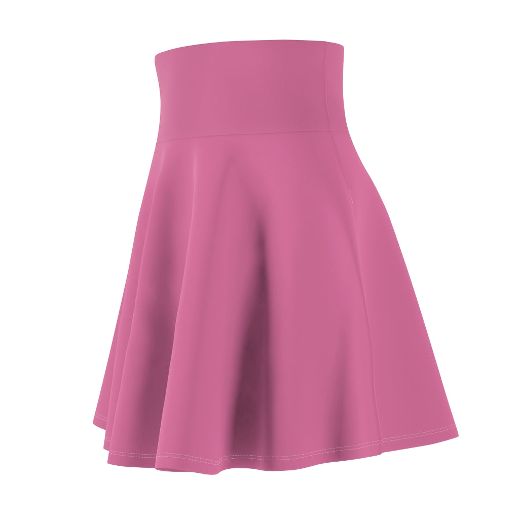 Solid Hot Pink Skater Skirt