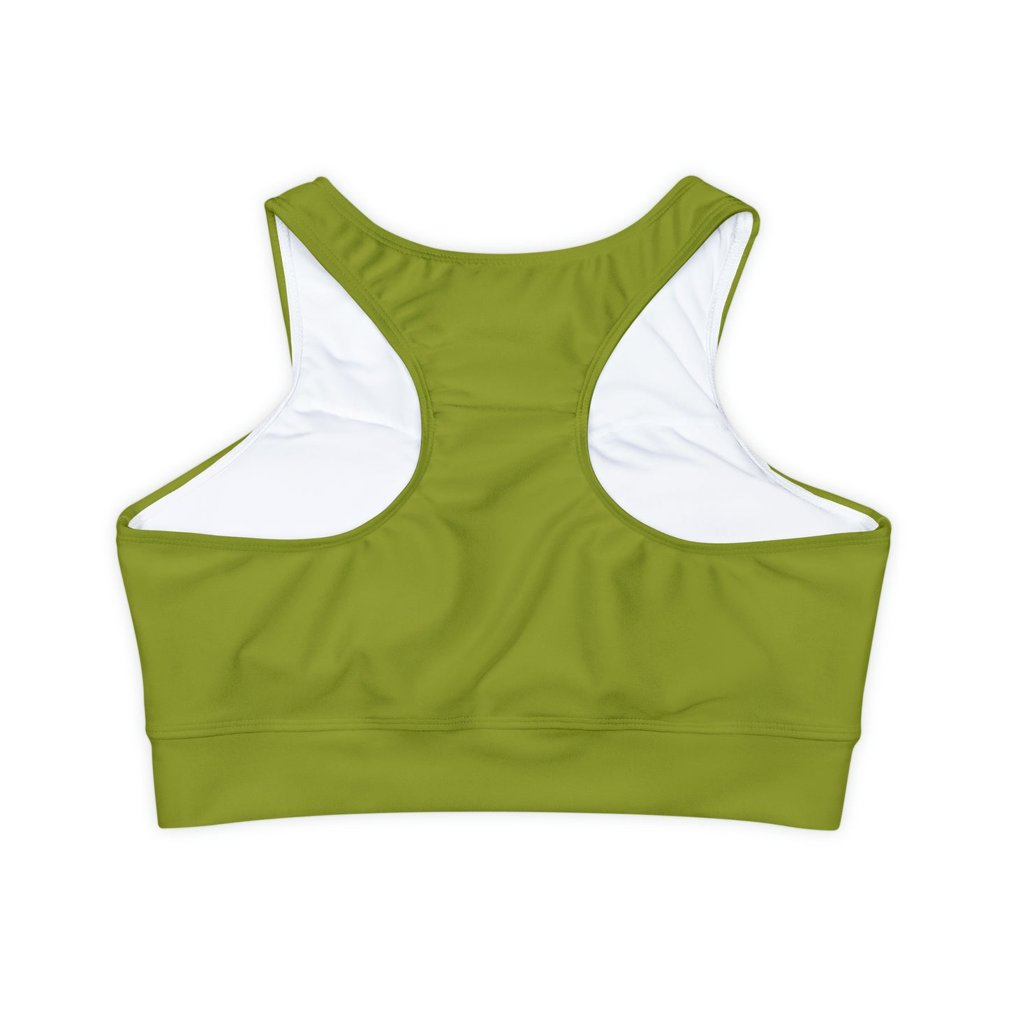 Lime Fully Lined, Padded Sports Bra