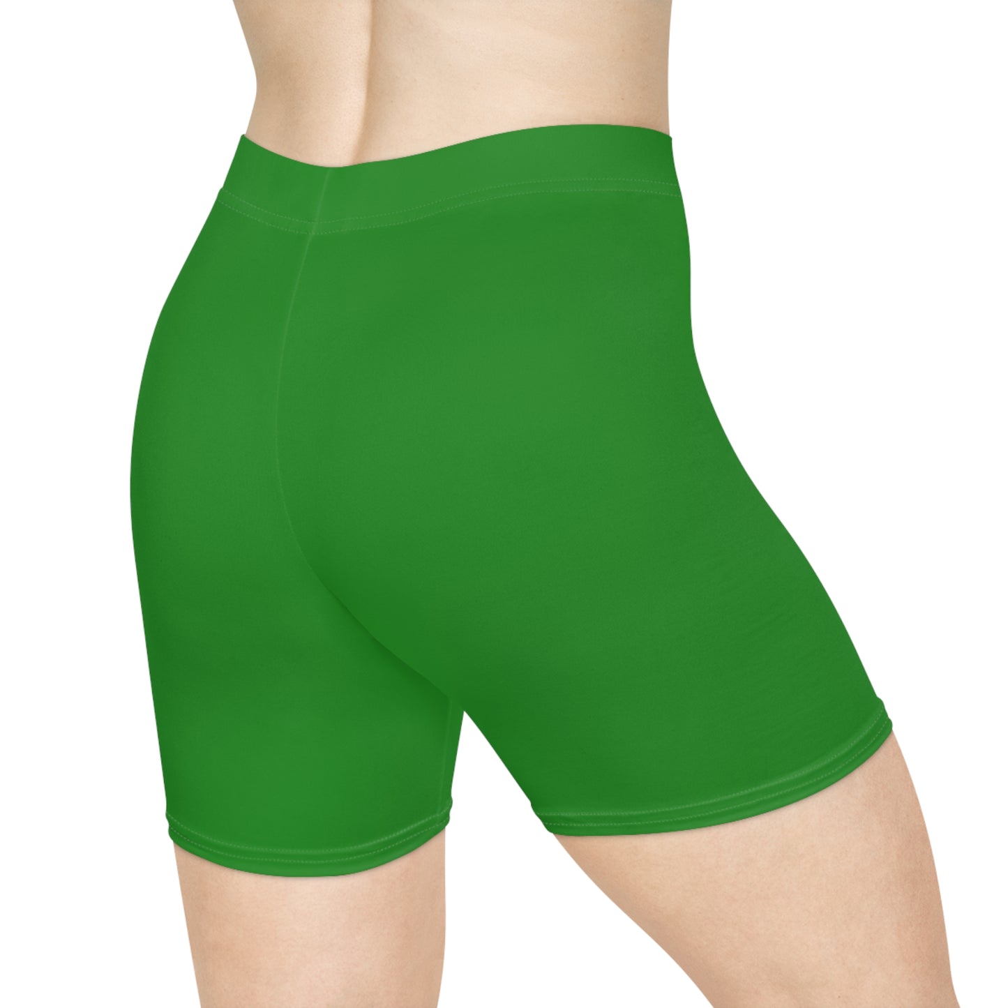 Forest Green Women's Biker Shorts