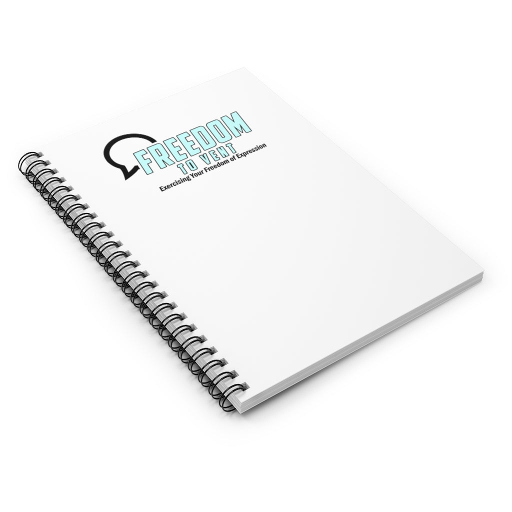 Freedom to Vent Spiral Notebook - Ruled Line