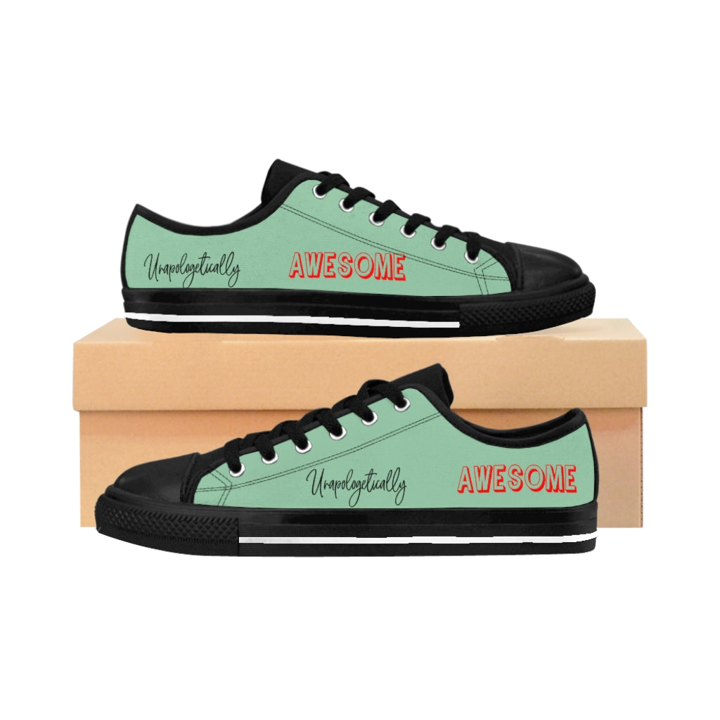Unapologetically Awesome Solid Mint Women's Sneakers
