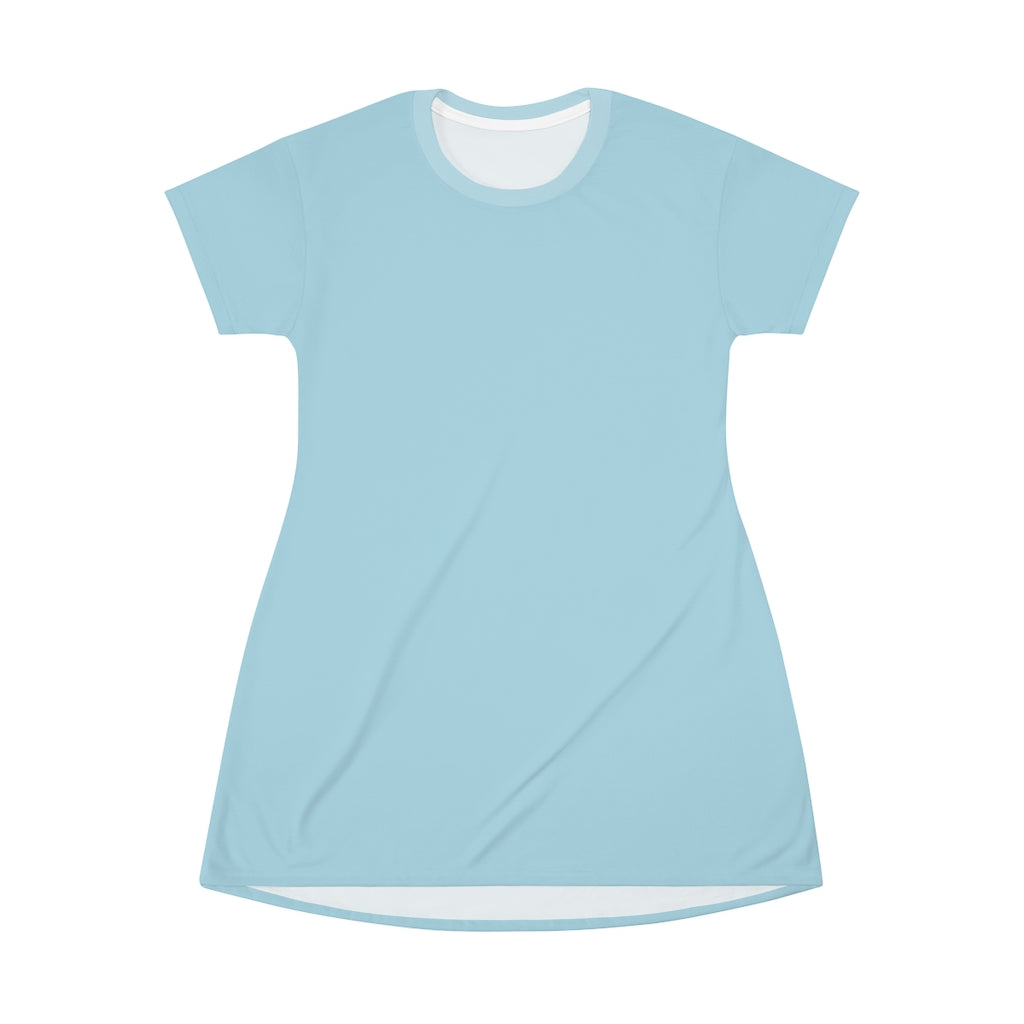 Light Blue T-shirt Dress