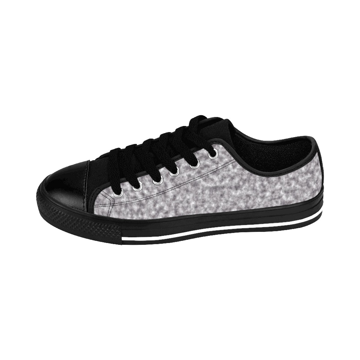 Gray and White Clouds Women's Sneakers