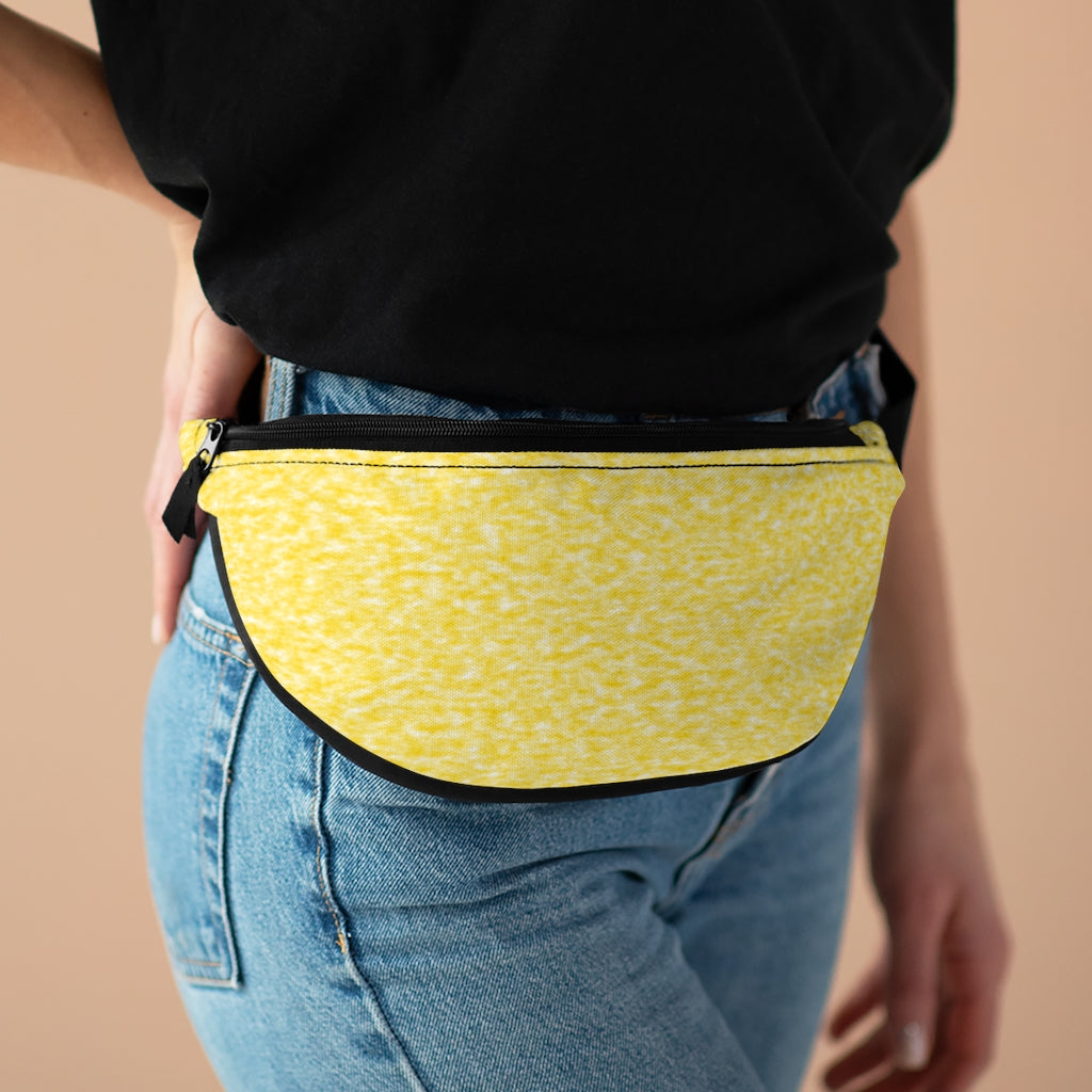 Gold and White Clouds Fanny Pack