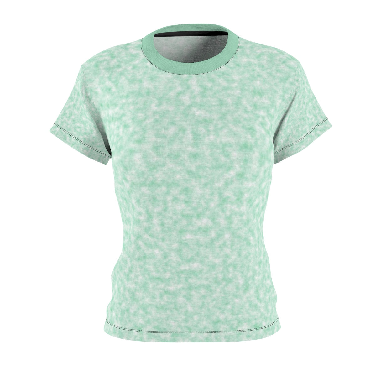 Seafoam Green and White Clouds Women's Tee