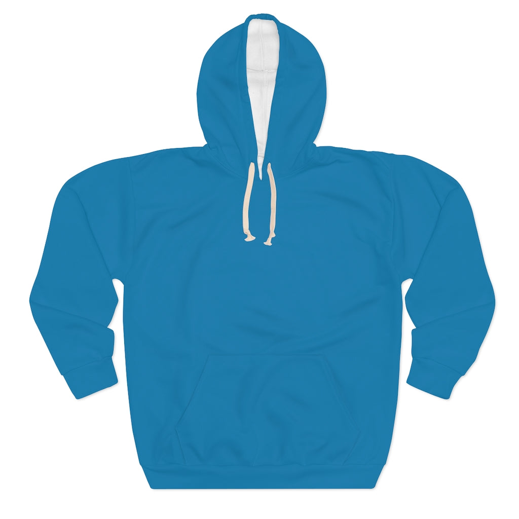 Solid Turquoise Unisex Pullover Hoodie