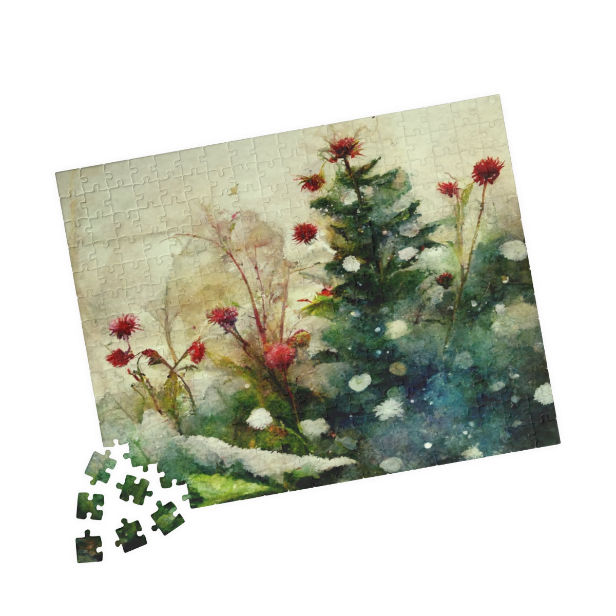 Watercolor Garden Puzzle