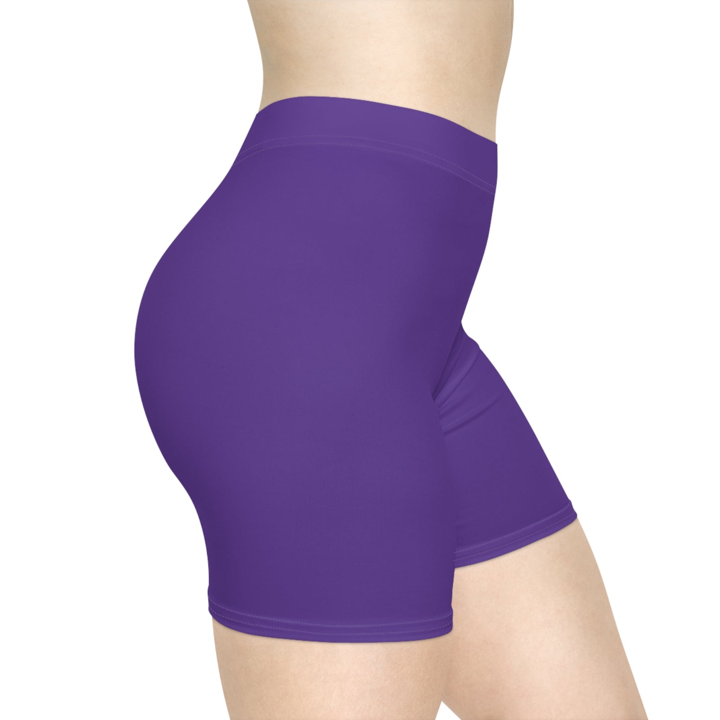 Purple Women's Biker Shorts