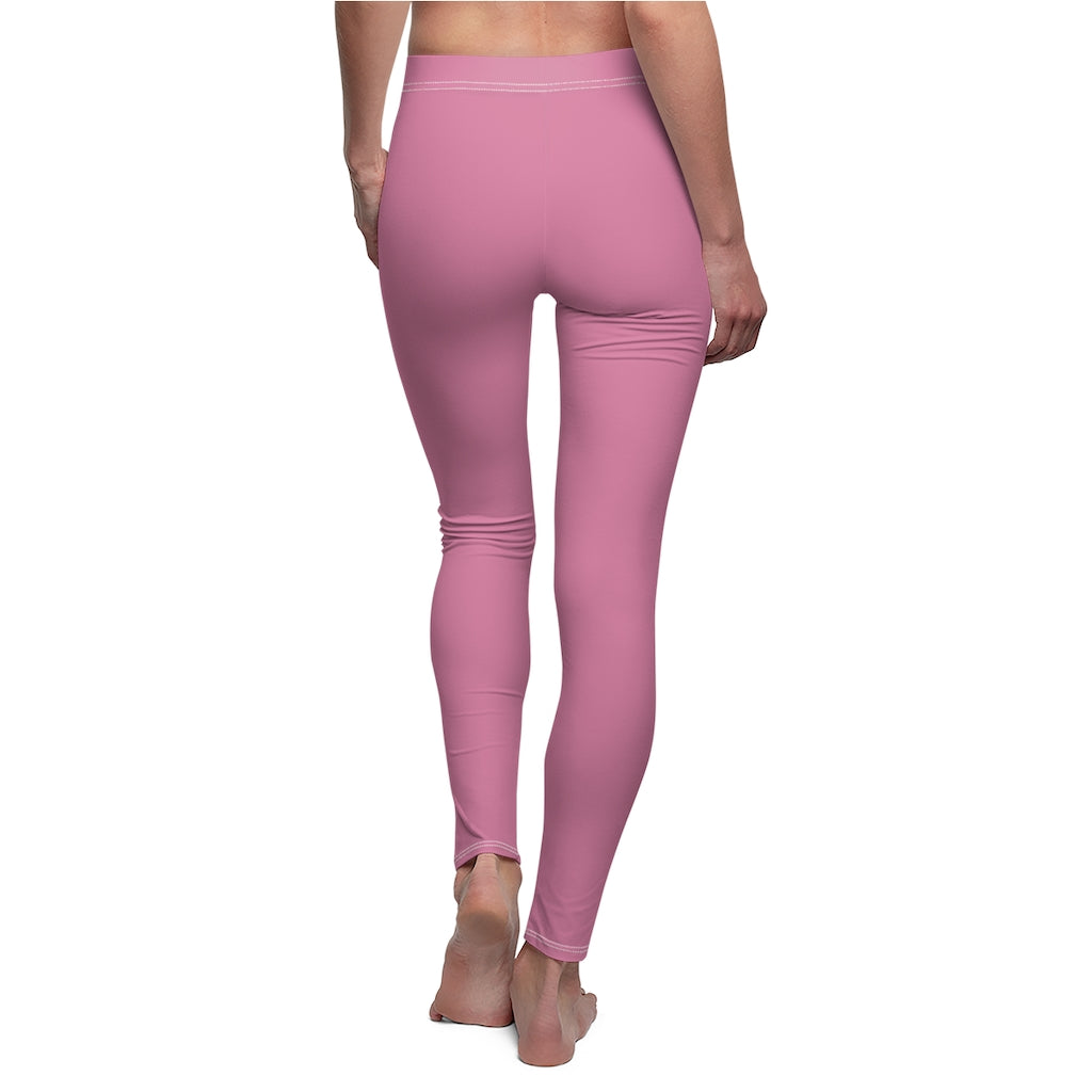 CH Candyfloss Pink Casual Leggings with Model Back