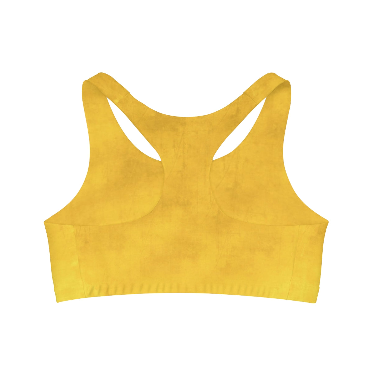 Autumn Yellow Seamless Sports Bra