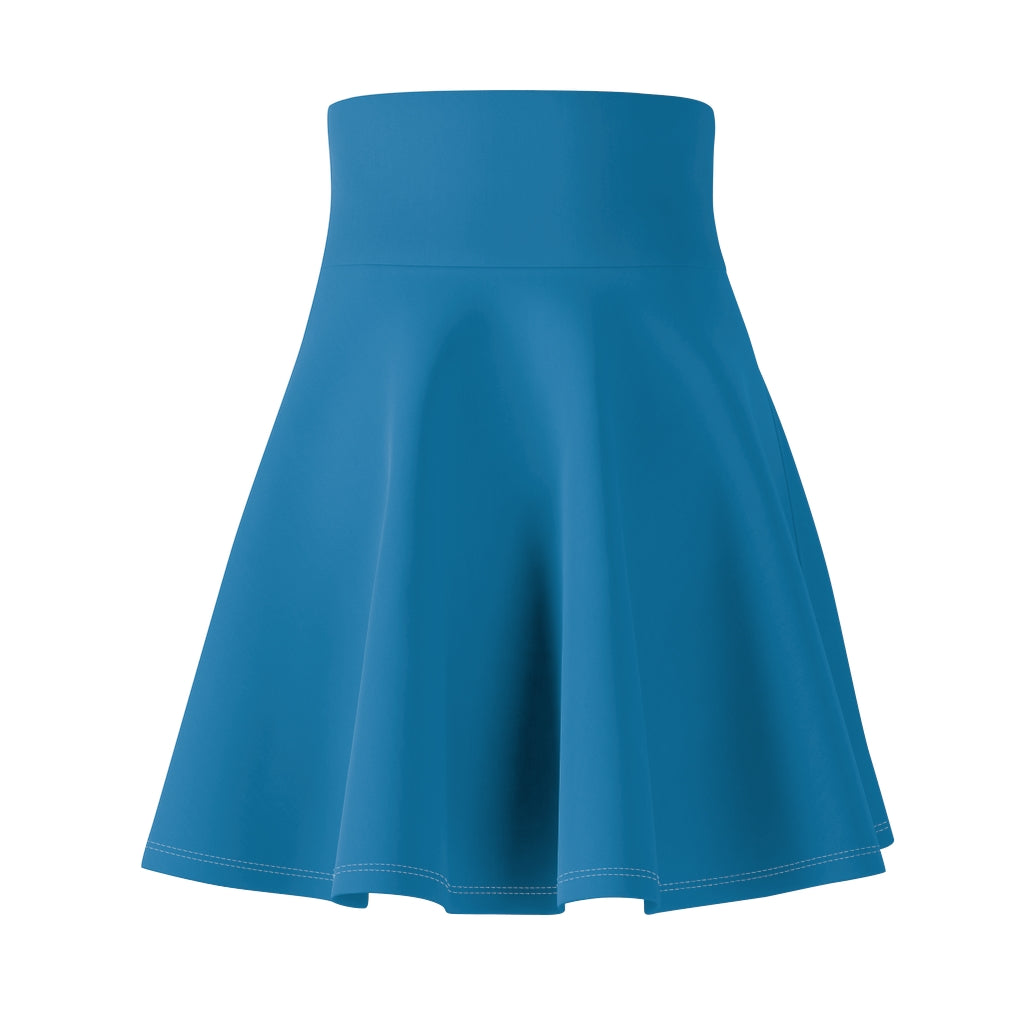Solid Turquoise Skater Skirt
