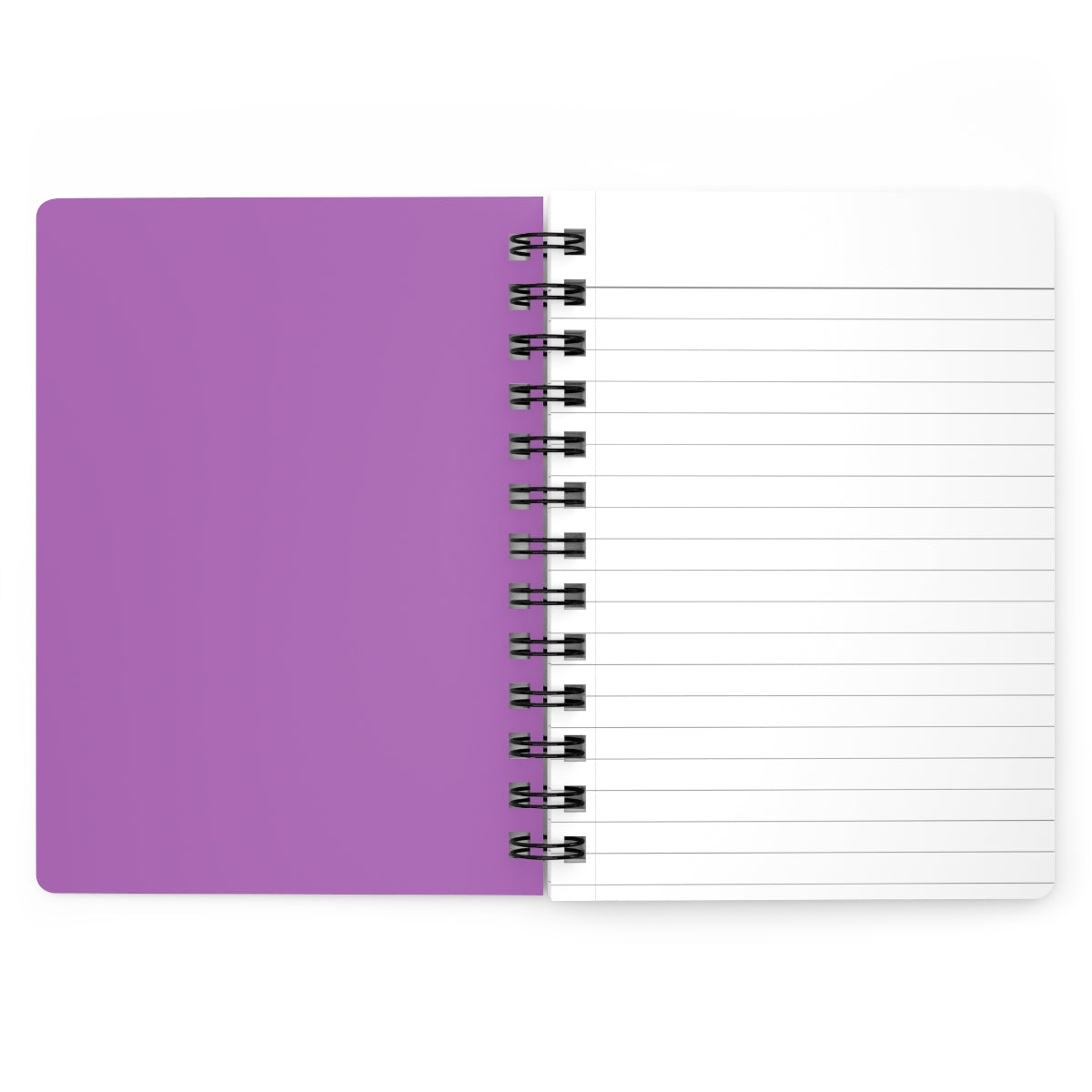 Purple Leather Print Spiral Bound Journal