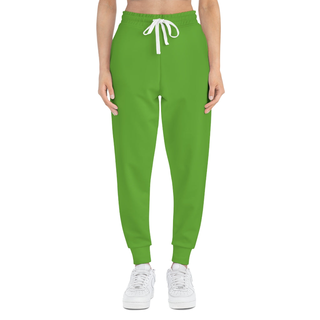 CH Lime Green Joggers with Model Front