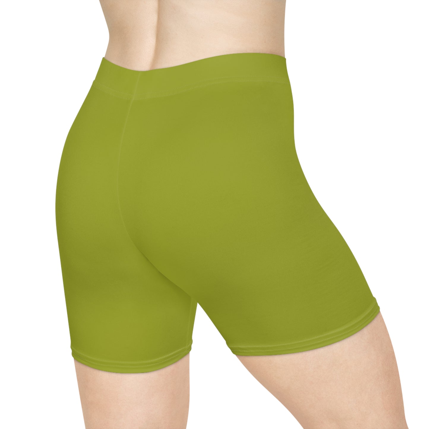 Lime Women's Biker Shorts