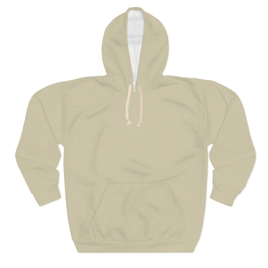 Solid Natural Unisex Pullover Hoodie