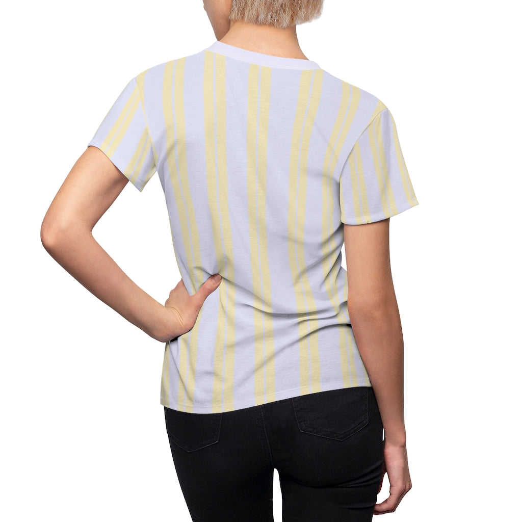 Lavender LM Stripes Women's Tee