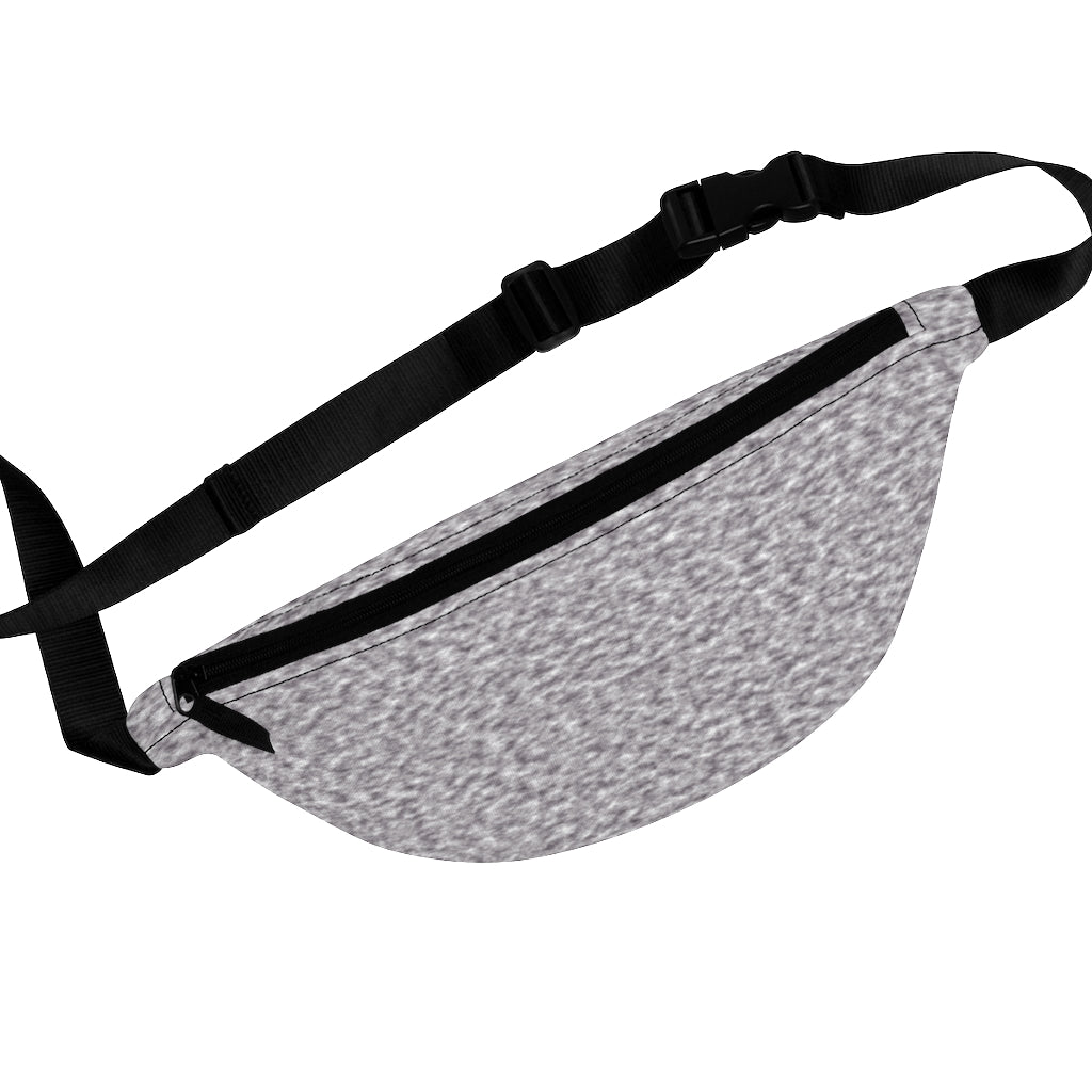 Gray and White Clouds Fanny Pack
